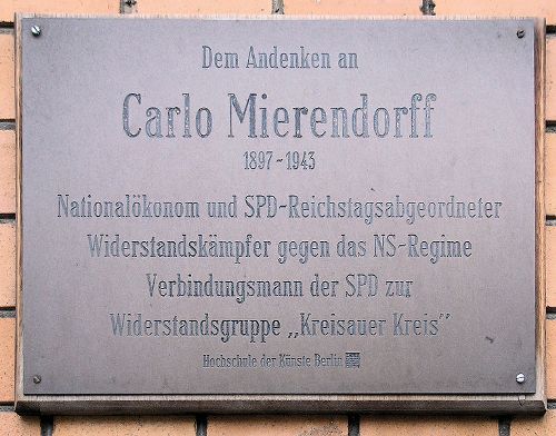 Gedenkteken Carlo Mierendorff