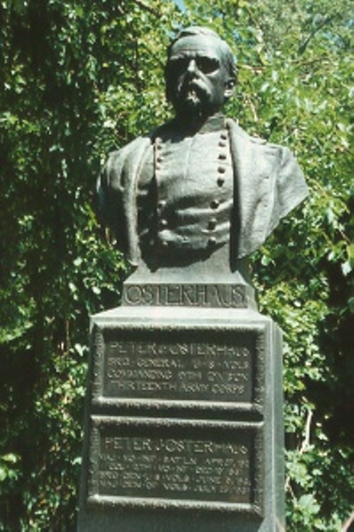 Bust of Brigadier General P.J. Osterhaus (Union)