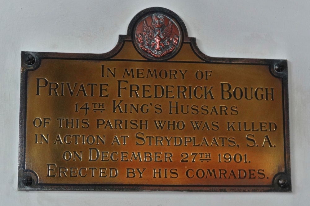 Memorial Private Frederick Bough