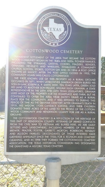 Veteranengraven Cottonwood Cemetery