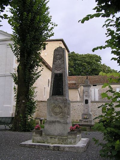 Monument Eerste Wereldoorlog Aignes-et-Puyproux