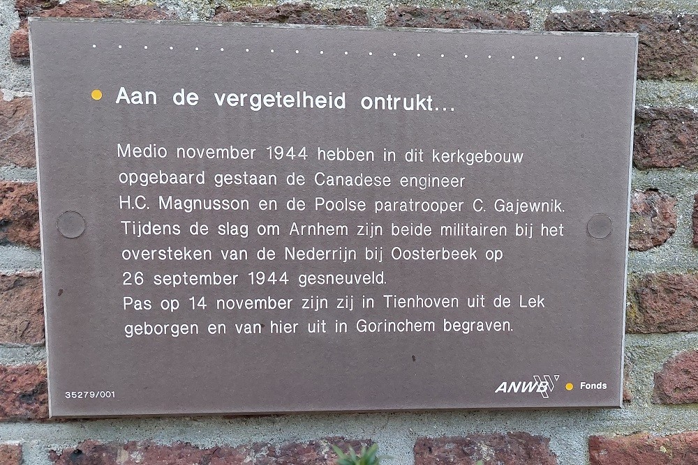 Gedenkteken Kerk Tienhoven