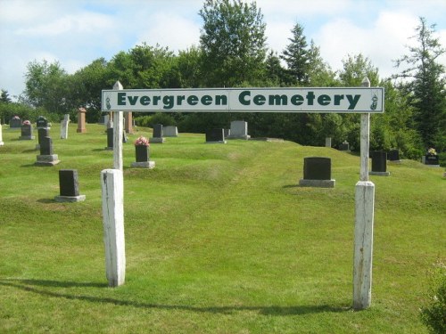 Commonwealth War Grave Crossroads Evergreen Cemetery
