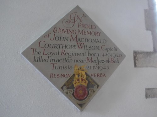 Memorial John MacDonald Courthope Wilson