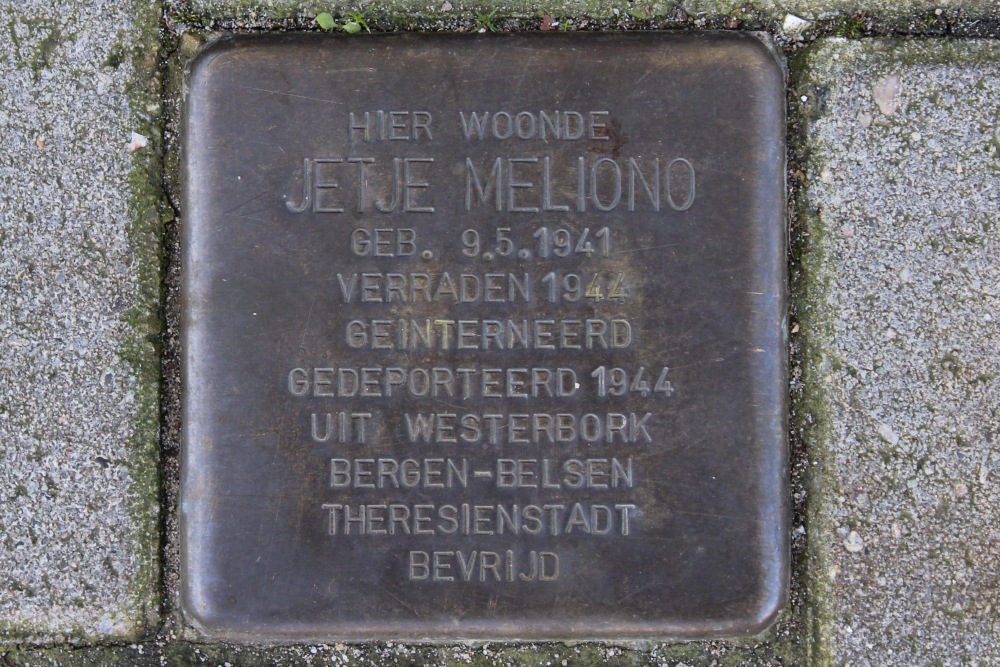 Stolperstein Beeklaan 320 #1