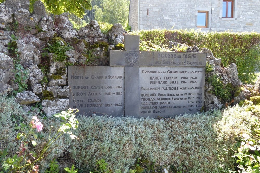 Oorlogsmonument Boussu-en-Fagne #2