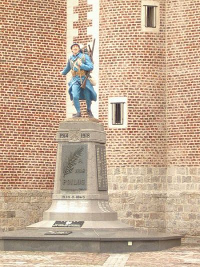 Oorlogsmonument Leforest #1