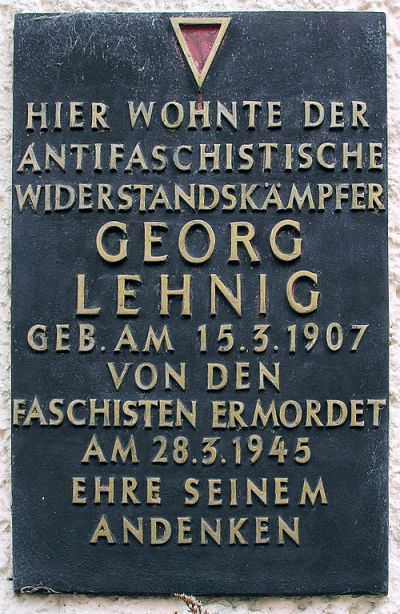 Gedenkteken Georg Lehnig