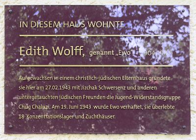 Gedenkteken Edith Wolff