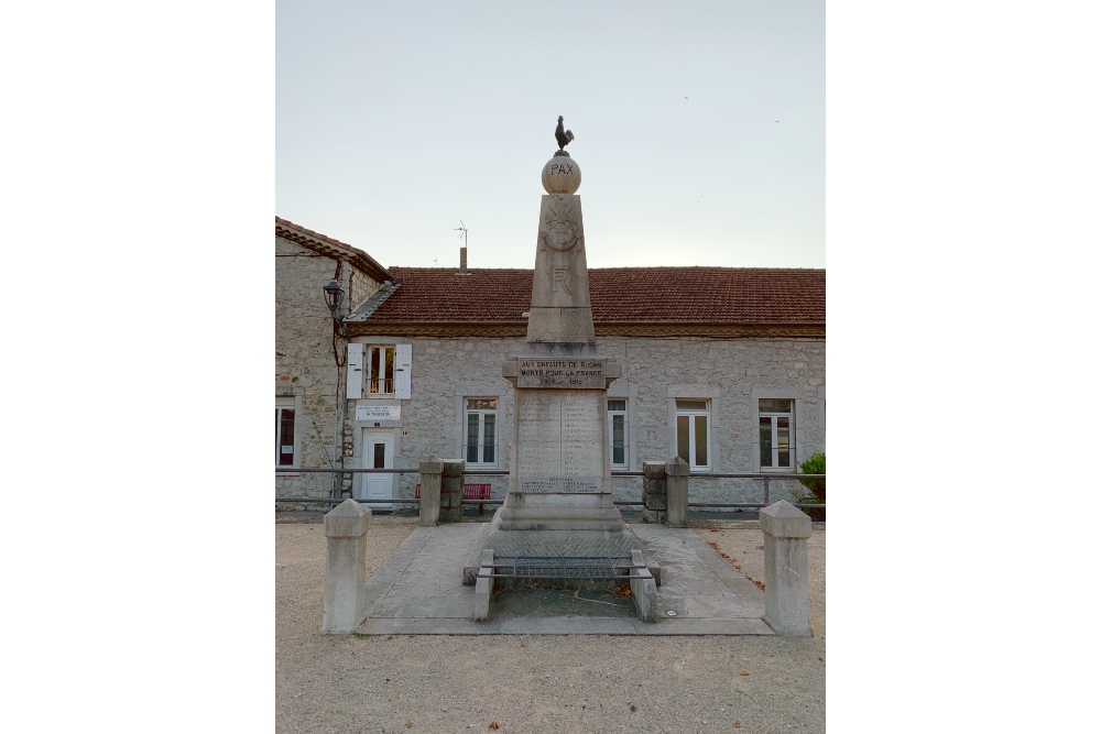 War Memorial Ruoms