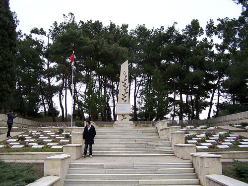 Symbolische Turkse Begraafplaats Zigindere Field Dressing Post
