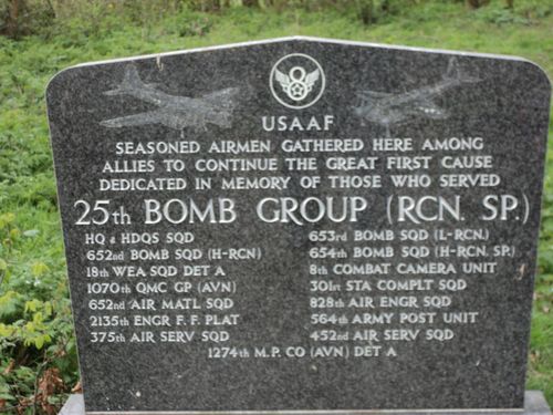 Monument 25th Bomber Group