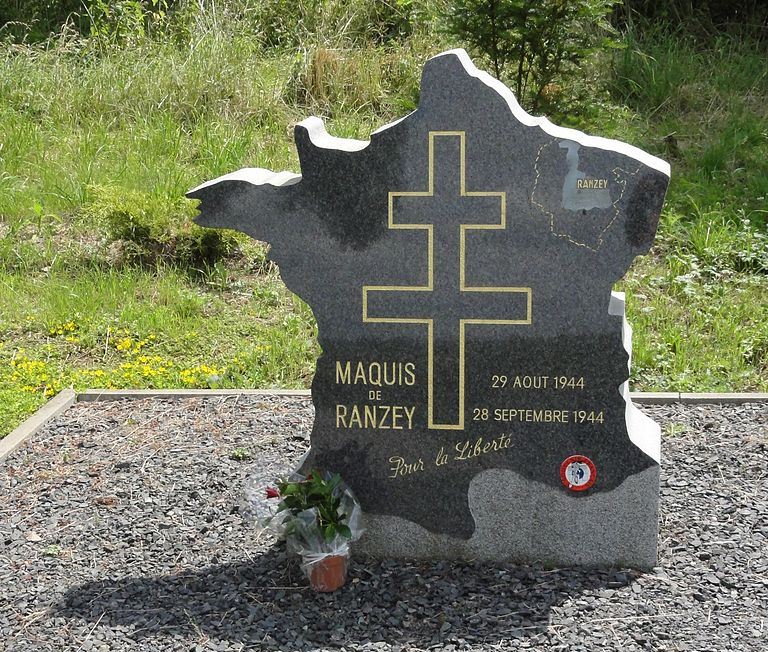 Monument Omgekomen Verzetsstrijders Ranzey