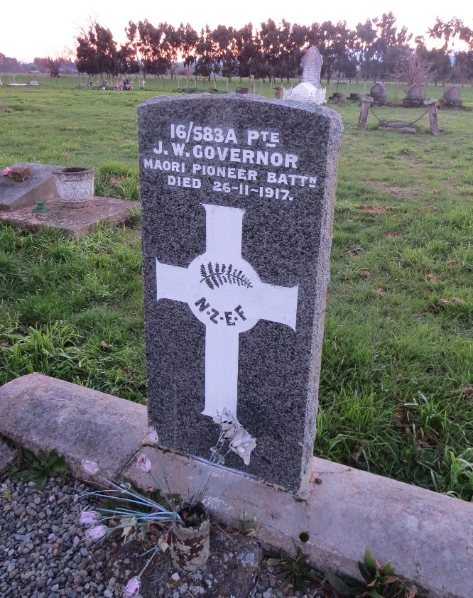 Commonwealth War Grave Te Ore Ore Maori Cemetery