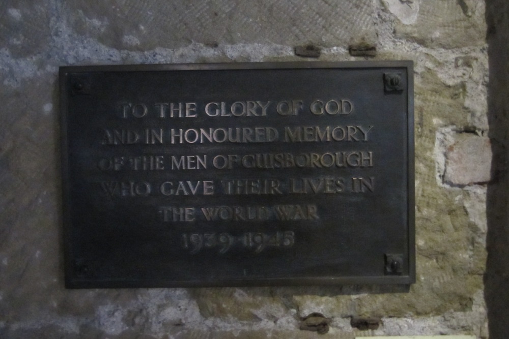 Memorials St Nicholas Church Guisborough #2