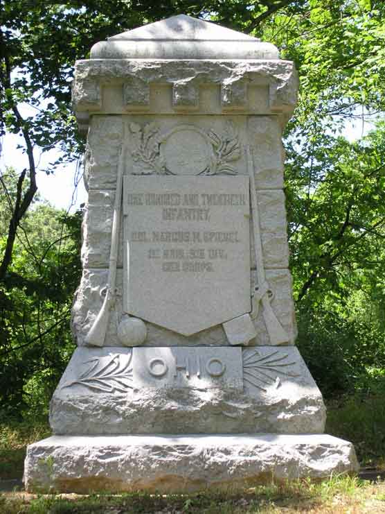 120th Ohio Infantry (Union) Monument