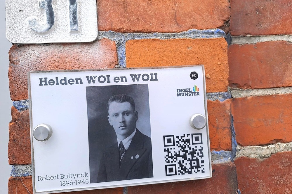 Heldenwandeling WOI en WOII Meulebekestraat 31 #2