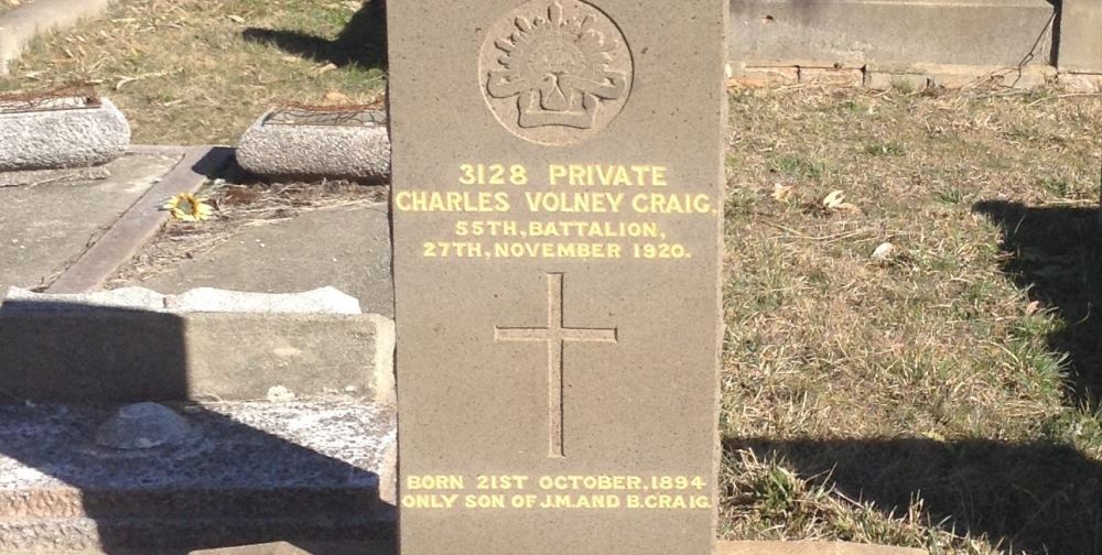 Commonwealth War Grave Braidwood General Cemetery