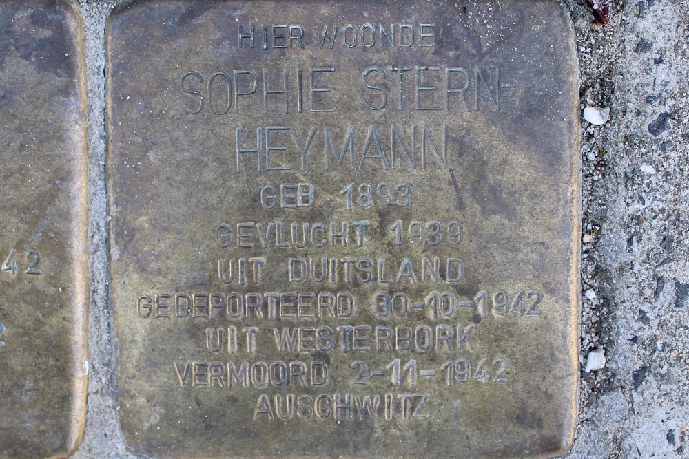 Stolpersteine Eerste E.J. Potgieterstraat 14 #3