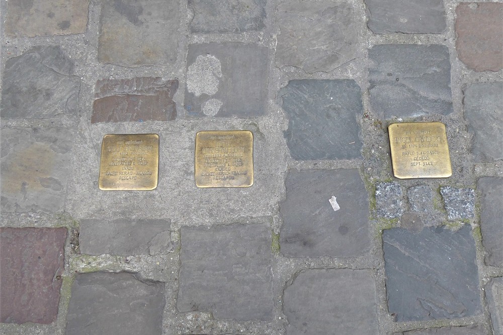 Stumbling Stones Rue des Tanneurs 140