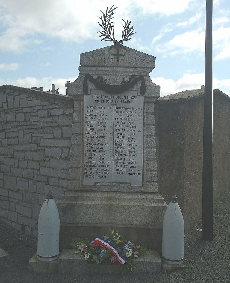World War I Memorial Saint-Lieux-Lafenasse