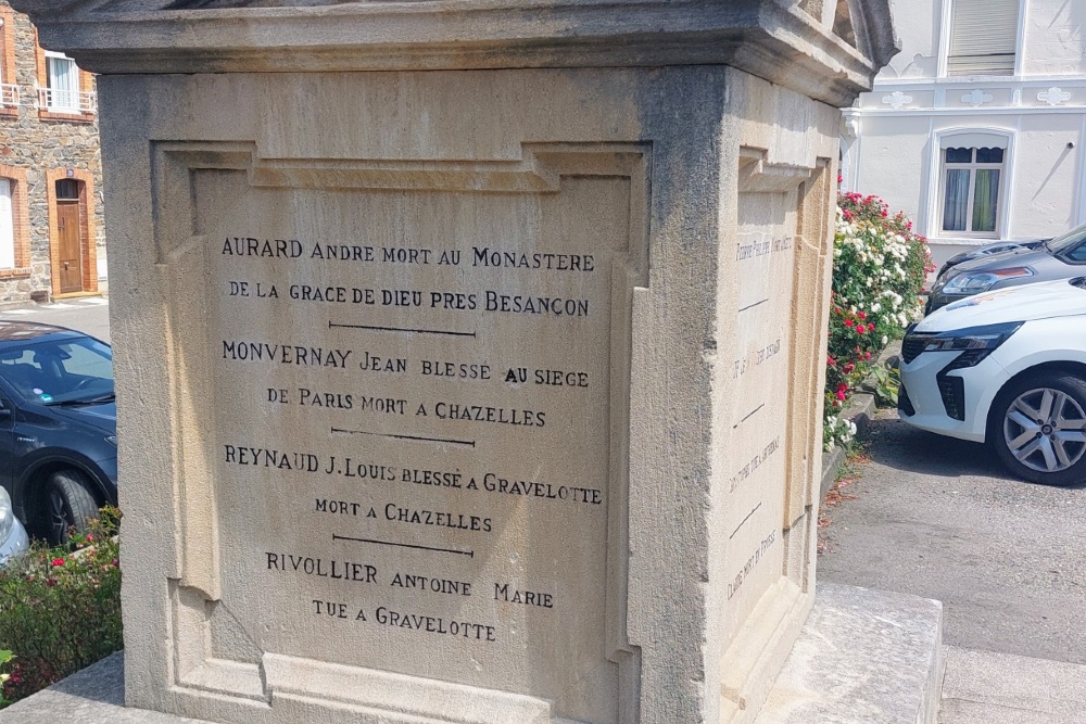 Oorlogsmonument Chazelles-sur-Lyon #3