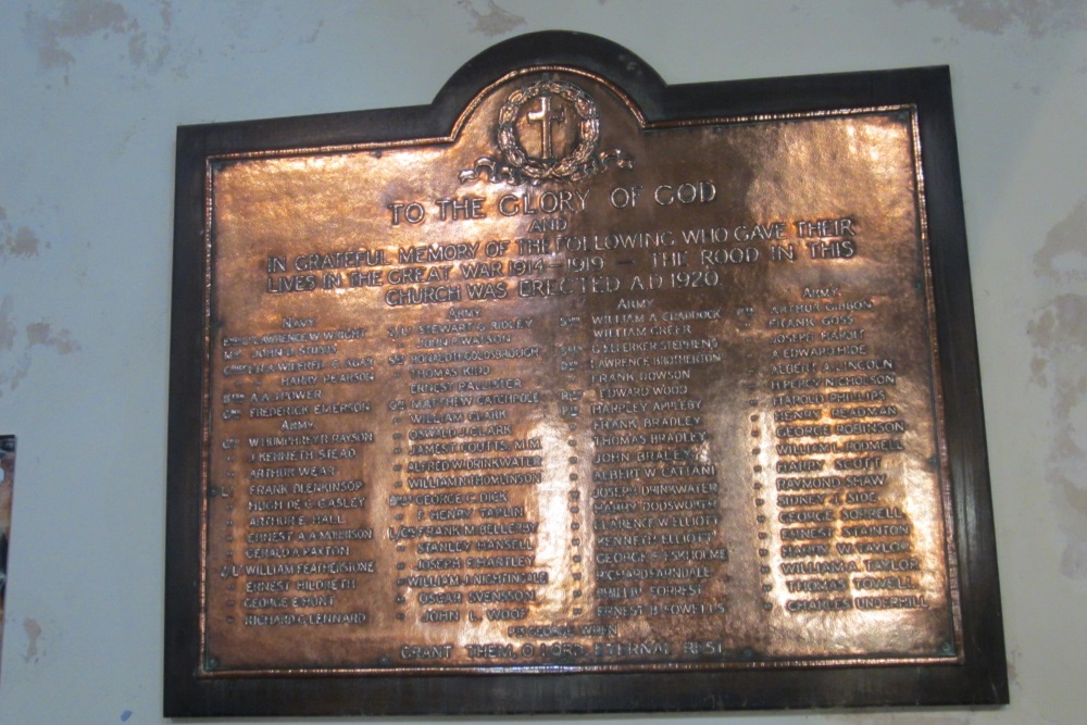 War Memorial Christ Church Redcar #2