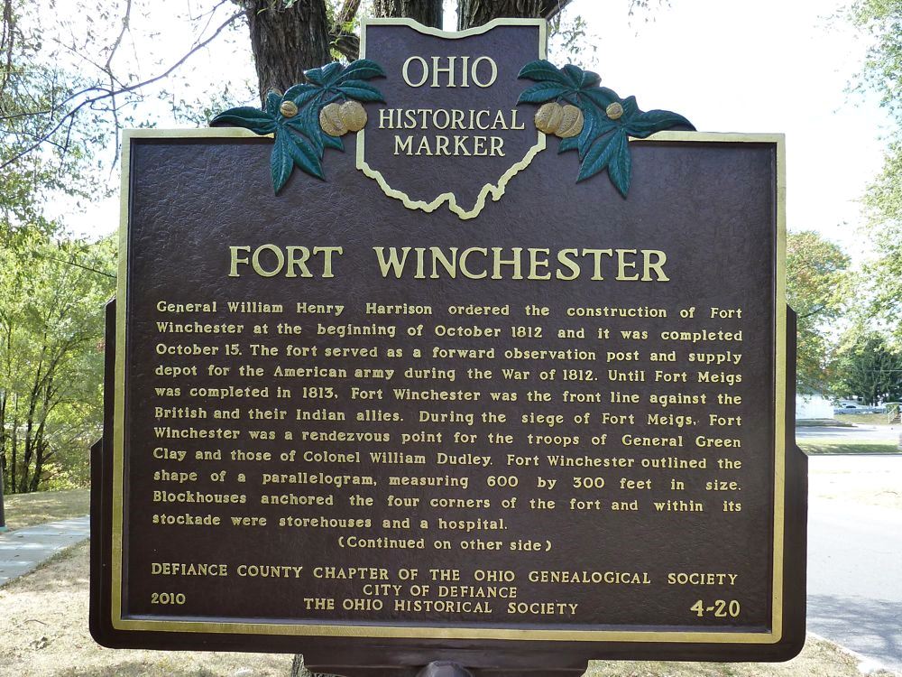 Informatiebord Fort Winchester