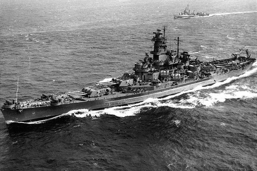 American battleships of the South Dakota class (1941)