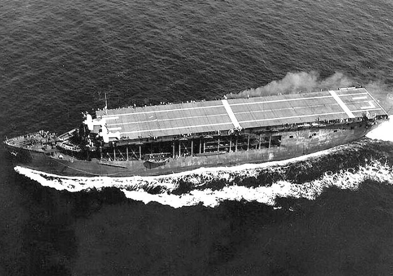 Amerikaans Escortevliegdekschip USS Long Island